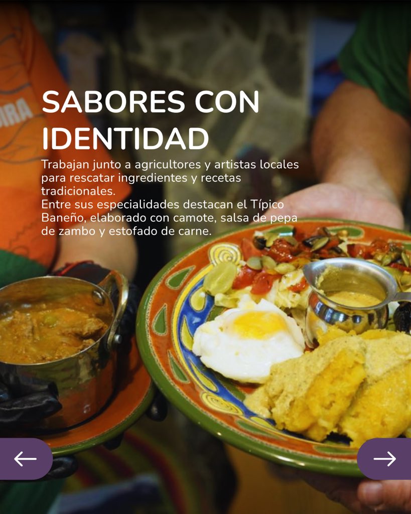 congope_ec's tweet photo. Más que una cafetería, La Casa del Volcán preserva la historia y la gastronomía ancestral de Baños. Para el presidente Clemente Bravo, impulsar emprendimientos turísticos significa fortalecer la identidad territorial y crear nuevas oportunidades de desarrollo.
#EmprendedoresDeÉxito #CONGOPE #Tungurahua #Turismo #DesarrolloProductivo
