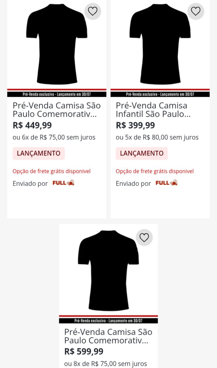 EspacoTricolor_'s tweet photo. ⚠️🇾🇪CAMISA 3 À VENDA!

O São Paulo já iniciou a pré-venda do uniforme III deste ano.

Camisa nas cores off white e vinho.

Os valores são: 

Infantil: R$399,99
Torcedor Feminina: R$449,99
Jogador Masculino: R$599,99

Lançamento na quinta-feira!

🤔Vai garantir a sua, torcedor? https://t.co/YS1VIVMZwR