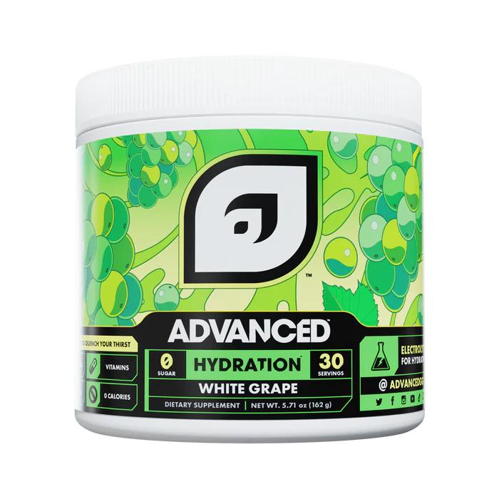 ZendigoPlayz's tweet photo. Midweek hydration check.

White Grape Hydration from @ADVANCEDgg has zero sugar, no caffeine and a full electrolyte blend across 30 servings.

Just restocked at $29.99:
https://t.co/OTzQXZpm6J
Use code ZENDIGO for 10% off.

#ADVANCEDPartner #Hydration #GamingFuel
#WhiteGrape #GamingCommunity
