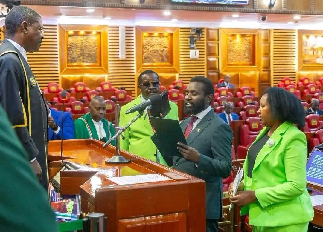 MwangiHub's tweet photo. Hon. Sammy Douglas Kamau has officially been sworn in as the Member of Parliament for Olkalou in the National Assembly.

Congratulations, Sammy Douglas Kamau. https://t.co/CVAwOGPtjL