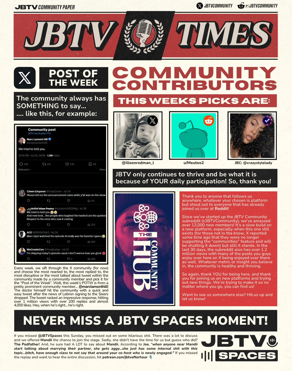 JBTV Community tweet media