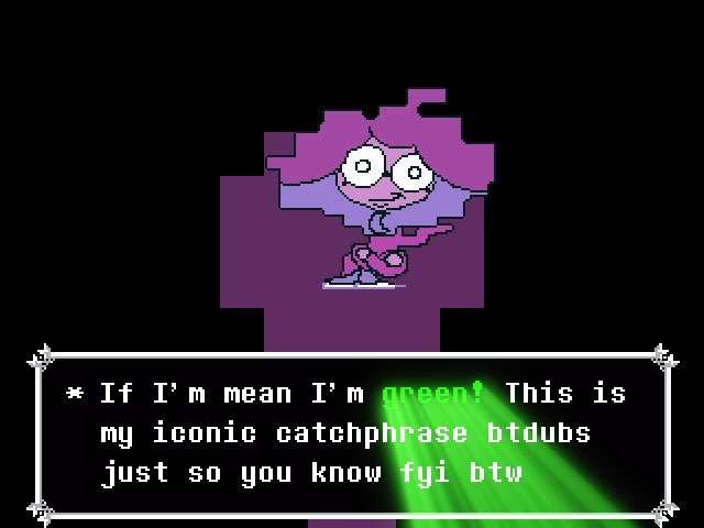 real_jaecee's tweet photo. oh, how could  ever forget about the iconic secret deltarune character: tree Seth!(treeth) https://t.co/WTIEBoDQjZ