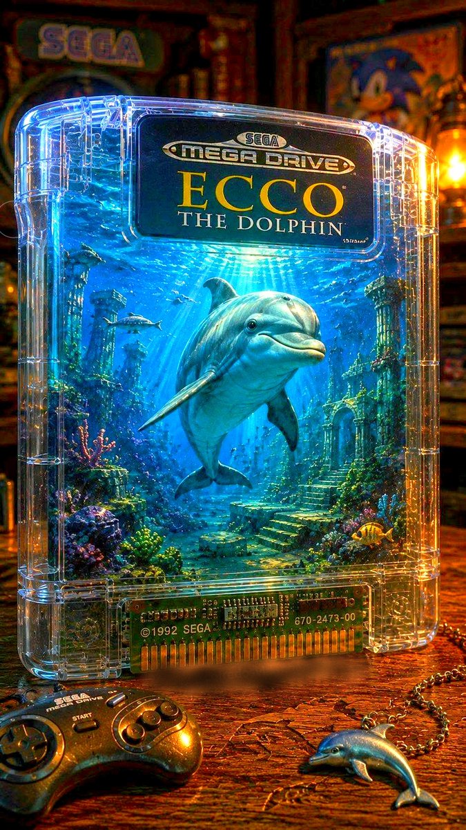 Hocine_19_82's tweet photo. Ecco the Dolphin is a unique adventure that blends exploration, mystery, and an unforgettable atmosphere. With breathtaking underwater scenes and an immersive soundtrack,it has become one of the most iconic games on the Mega Drive😍
#EccoTheDolphin #MegaDrive #SEGA #RetroGaming https://t.co/8E1UmKgjLr