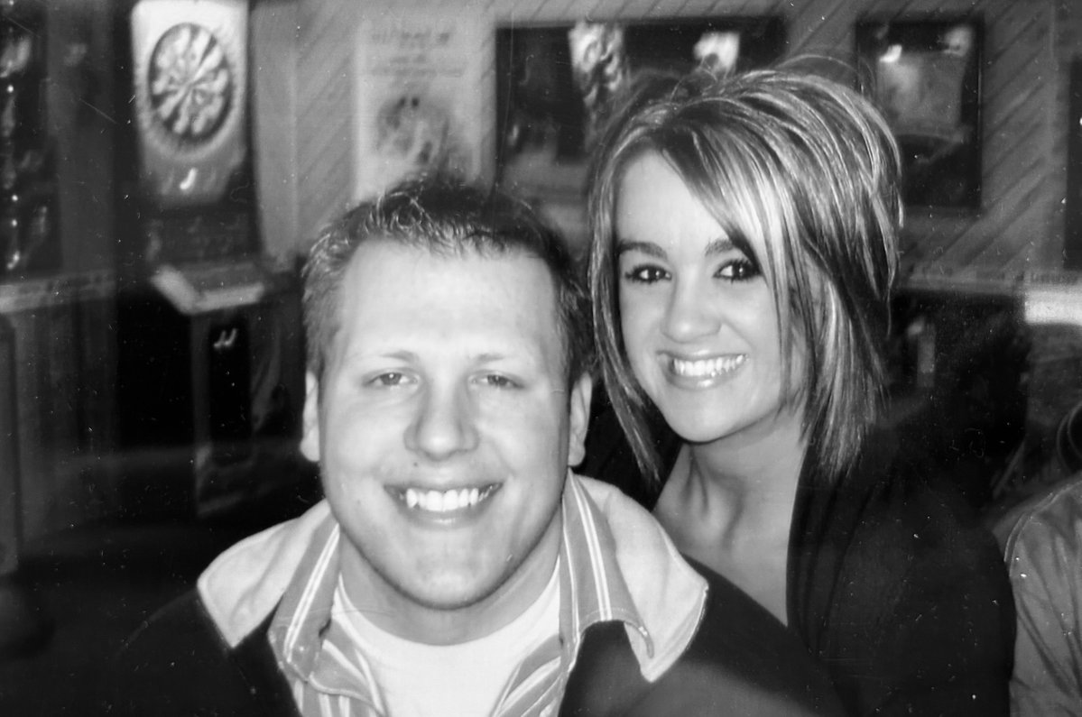 ryoder31's tweet photo. Happy 19th Anniversary to the lady who now rolls her eyes at my hilarious jokes. It was a good run, though. After 19 years it’s hard to come up with new material. Happy Anniversary, Allison! I love you! https://t.co/8ZyDeRLgpV