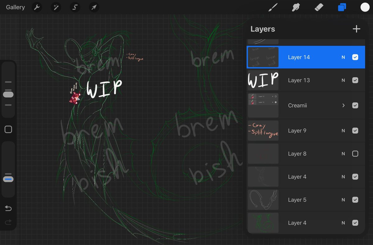 BremBremBish's tweet photo. Just some WIP shit https://t.co/CmtfaD5vip