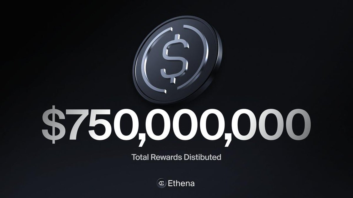 DombaEth27's tweet photo. BREKING NEWS: 

Sejak diluncurkan, @ethena telah menghasilkan lebih dari $750 juta dalam bentuk hadiah yang disalurkan di seluruh ekosistem: @ethena $ENA 

source: @Ethena_Eco 
menarik jika dapat dip lagi !! https://t.co/gaNfRMldfh