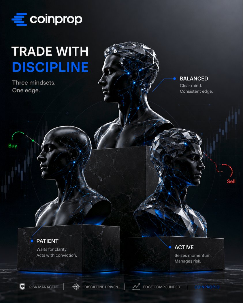 coinprop_io's tweet photo. Most traders think the edge is the entry.

It is not.

The edge is staying patient before the setup, balanced during the trade, and active only when risk is controlled.

Trade with discipline. https://t.co/L8IXNlqrzP