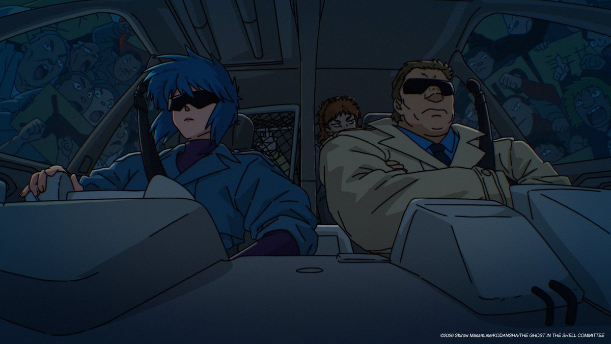 thegits_anime's tweet photo. ━━━━━━━━━━━━━━━━━━━
　　　　　　　TVアニメ
『攻殻機動隊 THE GHOST IN THE SHELL』
　　　　　第04話放送開始
━━━━━━━━━━━━━━━━━━━

［第04話あらすじ］
ある試供品のロボットが突如として人間を襲う事件が相次いで発生。草薙たちは同型のロボットを回収するが、そこにはある共通点があった。事件の真相を突き止めるべく、バトーとトグサはロボットの製造元となる阪華精機に向かう。

#攻殻機動隊 #theghostintheshell