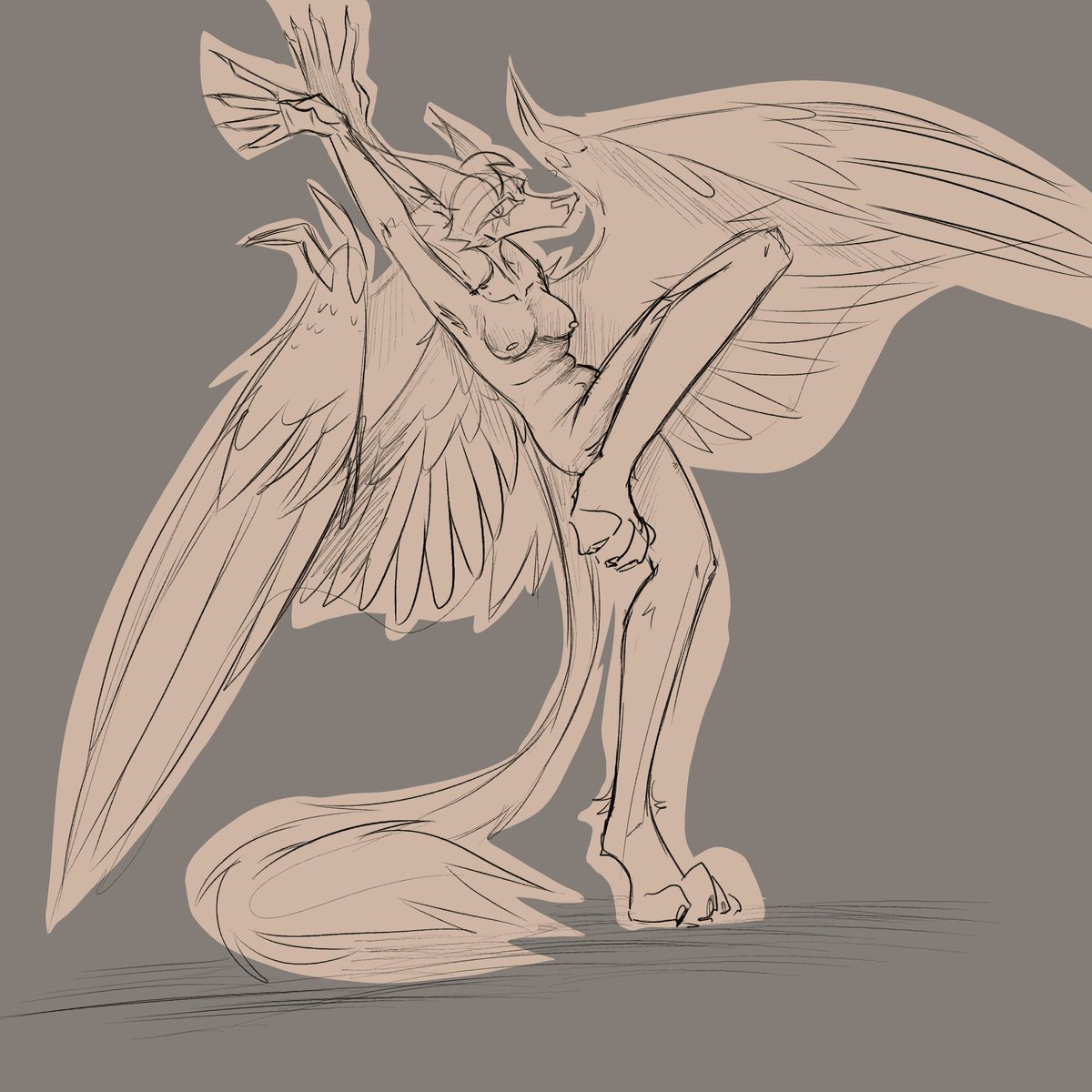 Tem4x3's tweet photo. I like draw stupid pose
#furry https://t.co/Rnvvn94VFn