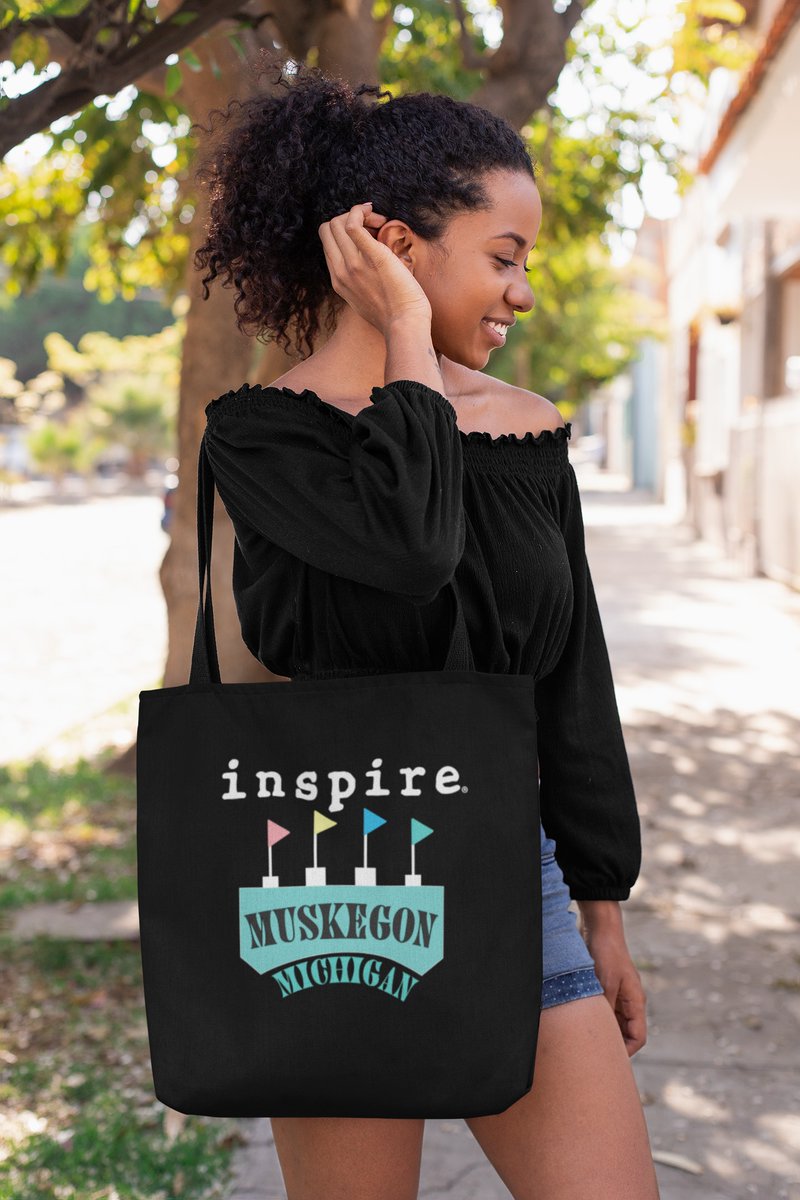 ezawareness's tweet photo. Tote bag Tuesday 👜

🌊 Take a little Muskegon with you wherever you go.

💙 Carry inspiration. Carry Muskegon.

Design: inspire Muskegon Eco Tote Bag
Website: https://t.co/BcZavxXIDB
Search: Muskegon https://t.co/iinXyAHwqw