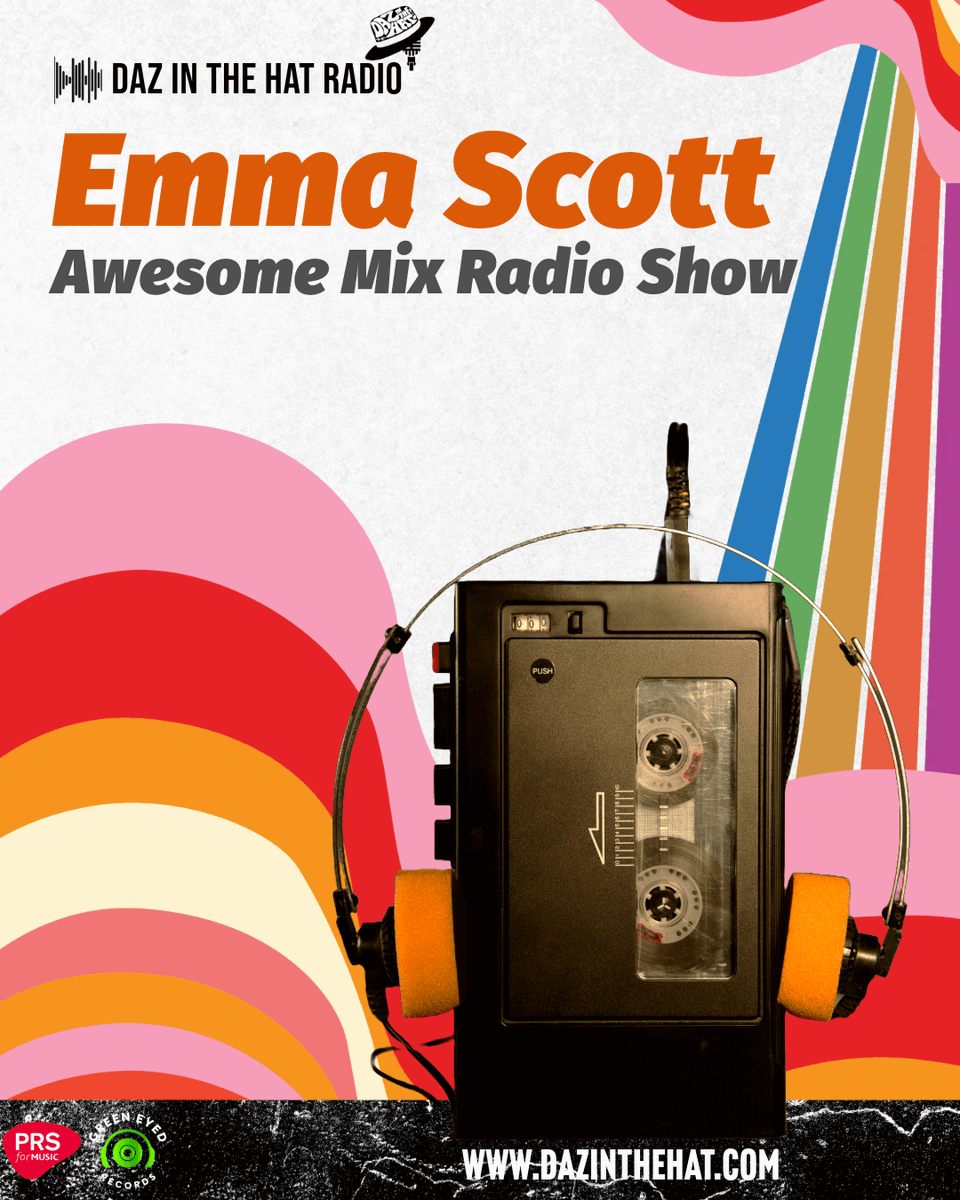 daz_hat_radio's tweet photo. Emma Scott is now presenting the Awesome Mix Radio Show on https://t.co/8qY11bUiAl. Tune in for the best beats and unforgettable vibes! 🎶🔥 #RadioShow #EmmaScott #MusicLovers #DazInTheHatRadio https://t.co/SaoCTALQGy