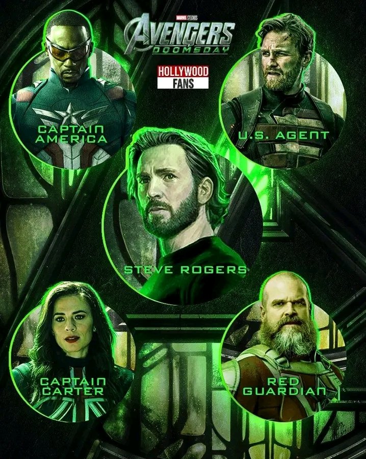 gustavojames99's tweet photo. So we have 5 Captain Americas that will appear in Avengers Doomsday 👀 https://t.co/PZJ4IN3Vl0