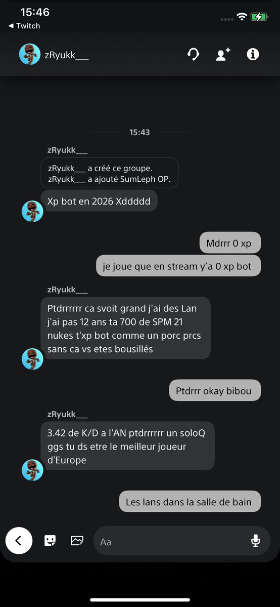 SumLephOP's tweet photo. Les fameux joueurs BO2 qui ont fait des lans 😂 https://t.co/YncTLykk3B
