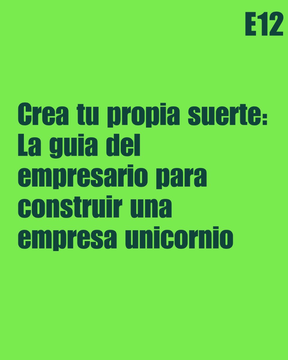 SintergicaCo's tweet photo. Crea tu propia suerte. La guía del empresario para construir una empresa unicornio. Episodio 12 ya disponible.

Conversa con nosotros.
Link en la descripcion

#empresafamiliar #empresamexicana #industriamexicana #consultoría #empresafamiliar https://t.co/0Lu8UdHC8d