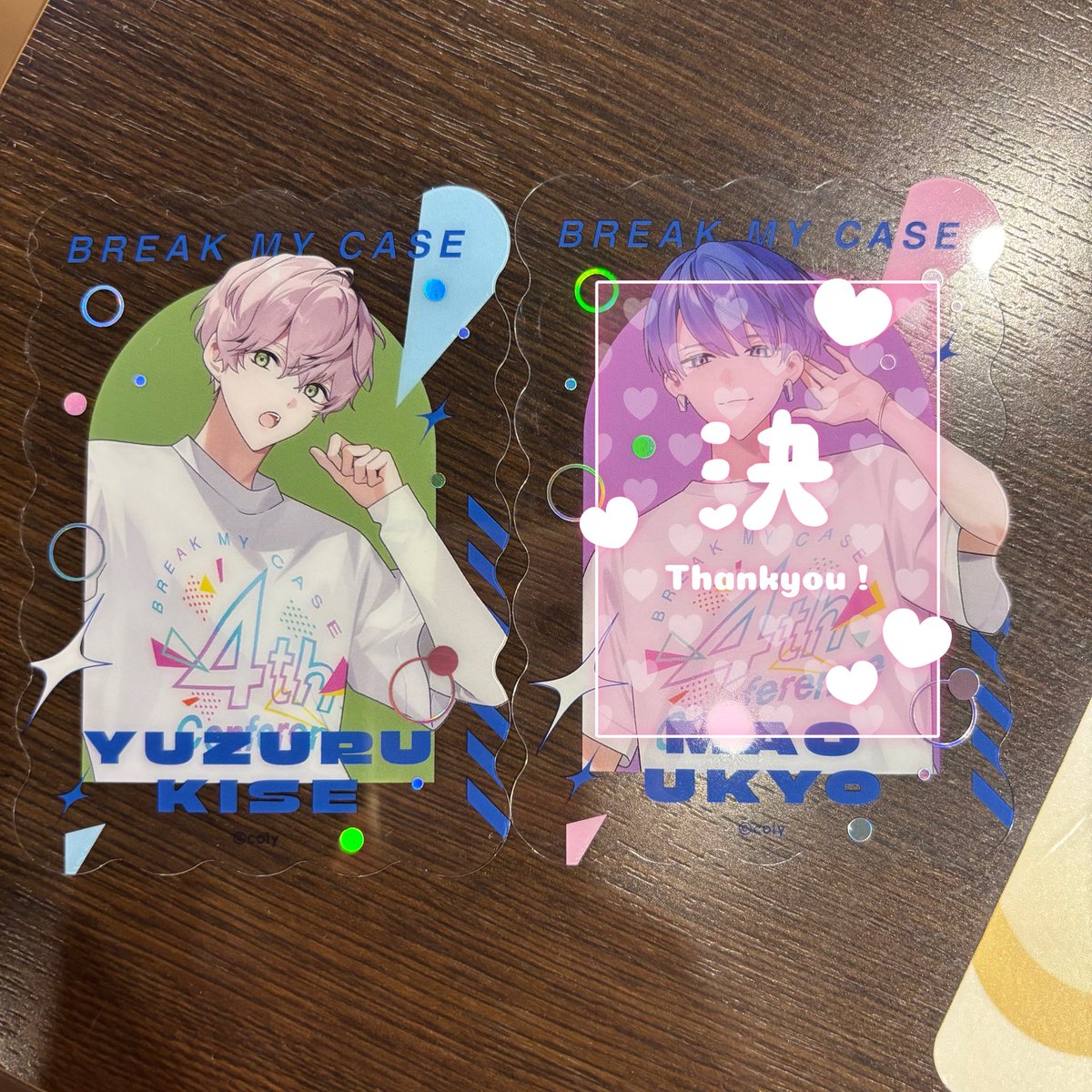 rimu_rin7's tweet photo. 【交換】ブレイクマイケース ブレマイ 4th Conference カンファ クリアカード

譲▶︎城瀬

求▶︎綾戸

8/4都内手渡し>>郵送
検索からでもお気軽にお声掛けください！
出先のためIDなし https://t.co/s2AQbNGd5K
