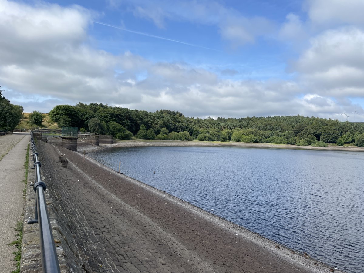 YorkshireWater's tweet photo. 𝟐𝟖/𝟎𝟕/𝟐𝟎𝟐𝟔 - 𝐓𝐡𝐞𝐫𝐞 𝐜𝐨𝐧𝐭𝐢𝐧𝐮𝐞𝐬 𝐭𝐨 𝐛𝐞 𝐧𝐨 𝐡𝐨𝐬𝐞𝐩𝐢𝐩𝐞 𝐫𝐞𝐬𝐭𝐫𝐢𝐜𝐭𝐢𝐨𝐧𝐬 𝐢𝐧 𝐩𝐥𝐚𝐜𝐞. 

This month, Joe is back to give an update on Yorkshire's water resources. We're pleased to say that despite the warmer weather recently, there are no hosepipe restrictions in place, and our reservoir levels are at 64.8%. 

Joe is joined by our colleague Parker at Ogden reservoir in West Yorkshire. We’re in a much better position for this time of year compared to last year, when levels were at 47.4%. We’re still working on our infrastructure upgrades and leakage reduction programme that will help preserve water resources, and we're working closely with retailers and non-household customers to help them with their water efficiency. Watch the full video here: https://t.co/P9CIjRjrAh

We recently published our draft Drought Management Plan 2027 on our website, which we have carefully reviewed and updated based on our learnings from 2025. You can view it here: https://t.co/TxwSAb7Yzb

For more details about our ongoing work, visit: https://t.co/yMKC3sHINf

Although reservoir levels are healthy at the moment, it’s still really important we all use water wisely to save where we can – thank you for your help and understanding.