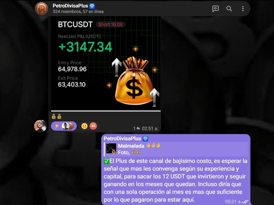 PetroDivisa's tweet photo. 🛜 El canal Plus tiene un costo anual de 12 USDT, el que decida entrar en este momento debe pagar los 12 USDT por los meses que restan, con este nuevo formato busco masificar el Trading. Aunque el canal no es una escuela, enseño estrategia y tips de gran valor para el análisis de un activo. 

🔓El canal anual de señales #PetroDivisaPlus esta abierto todo el año para el que quiera entrar, con un pago único de 12 USDT por todo el 2026. Interesados entrar en👉 https://t.co/RiplNKeJVf 👈👀.
