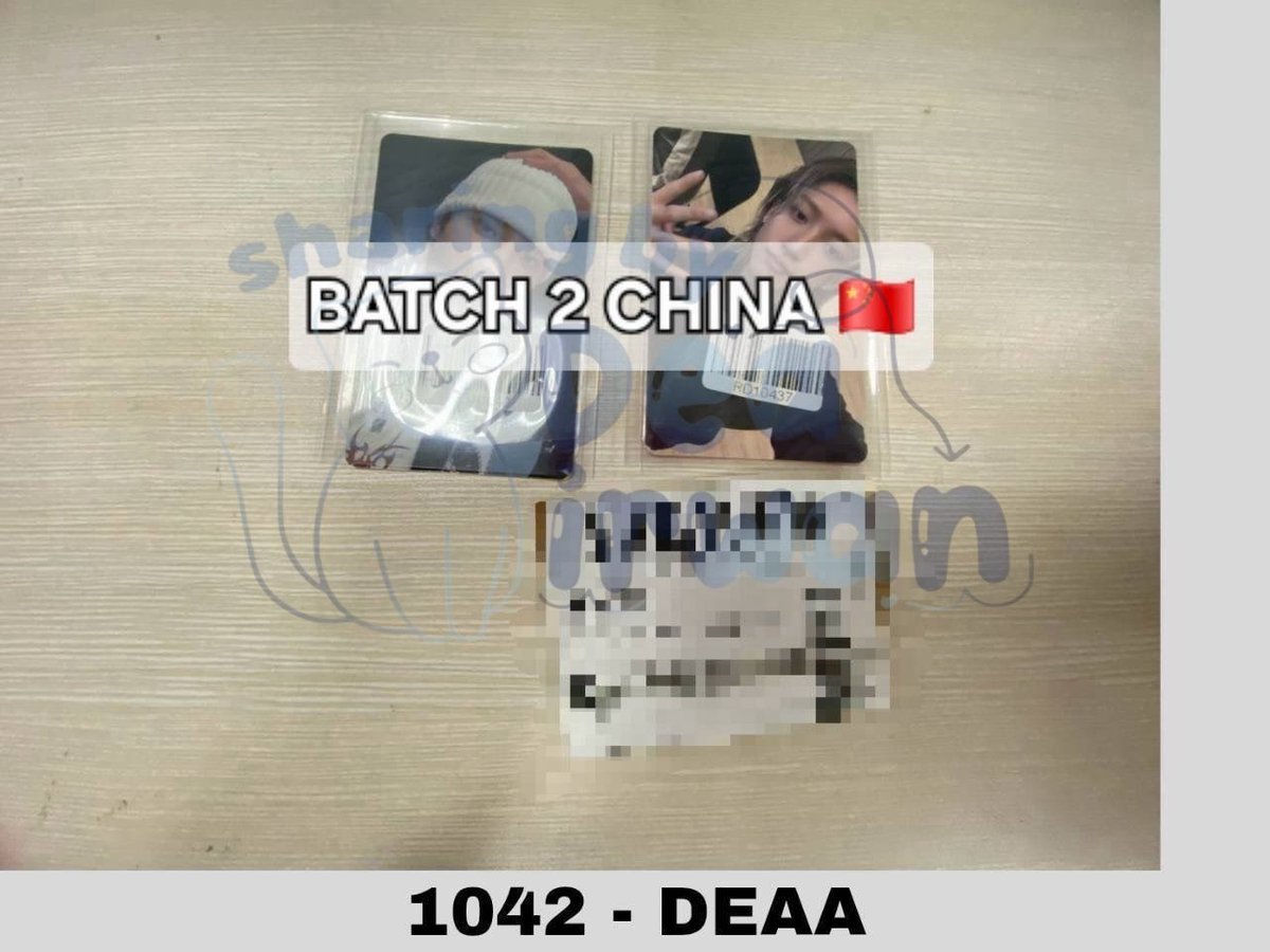 sharingbydea2's tweet photo. [28/07/26] Batch 2 China

#ArrivedWH_sharingbydea https://t.co/pRhsh5IWco