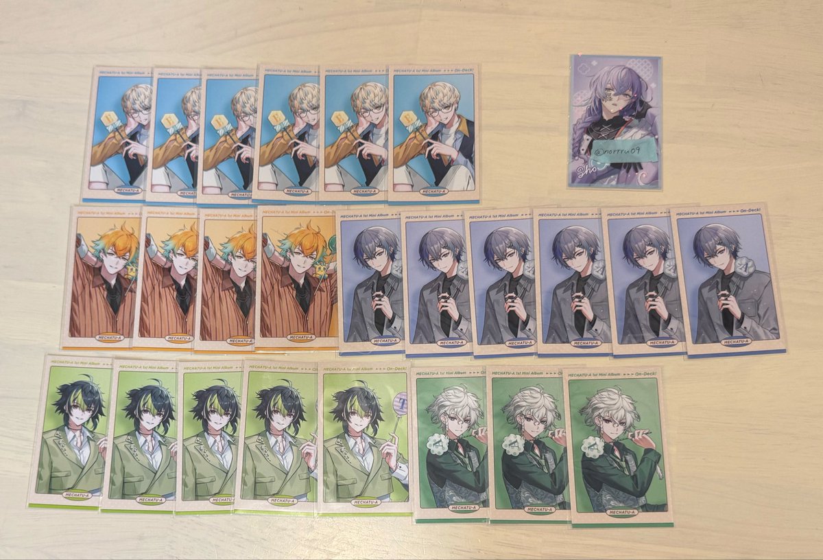 norrru09's tweet photo. 【交換】にじさんじ MECHATU-A On-Deck! アルバム 特典 ランダムフォトカード

求: 西紫の方
譲: 画像参照

郵送希望
検索からお気軽にお声掛けください！ https://t.co/72TR9i10rg