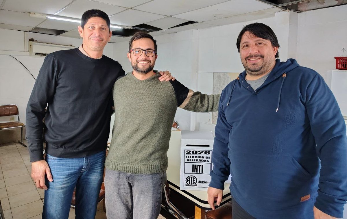 atemdp's tweet photo. En el día de hoy realizamos las elecciones de delegadxs en INTI Mar del Plata, resultando electo el compañero Eduardo Fiadino.

Seguimos resistiendo el ajuste con organización y lucha. https://t.co/ziYPeT1cZp