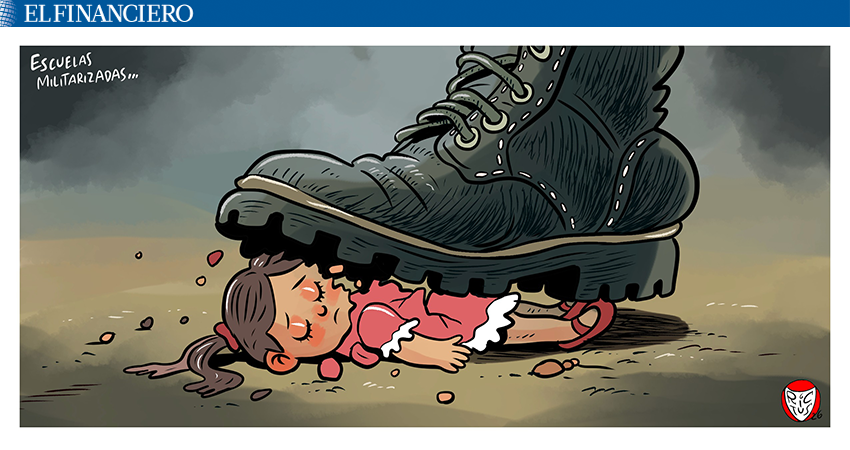 ElFinanciero_Mx's tweet photo. #MonerosFinancieros | “Escuelas militarizadas” por @monerorictus https://t.co/39leyxXO4H