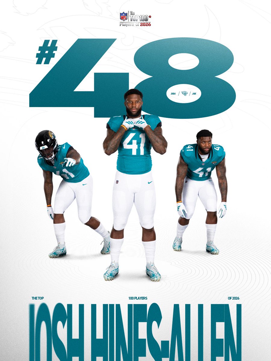 Jaguars's tweet photo. Put some respect on our all-time sacks leader 🗣️

@JoshHinesAllen | #DUUUVAL https://t.co/aRPnsqTuWV