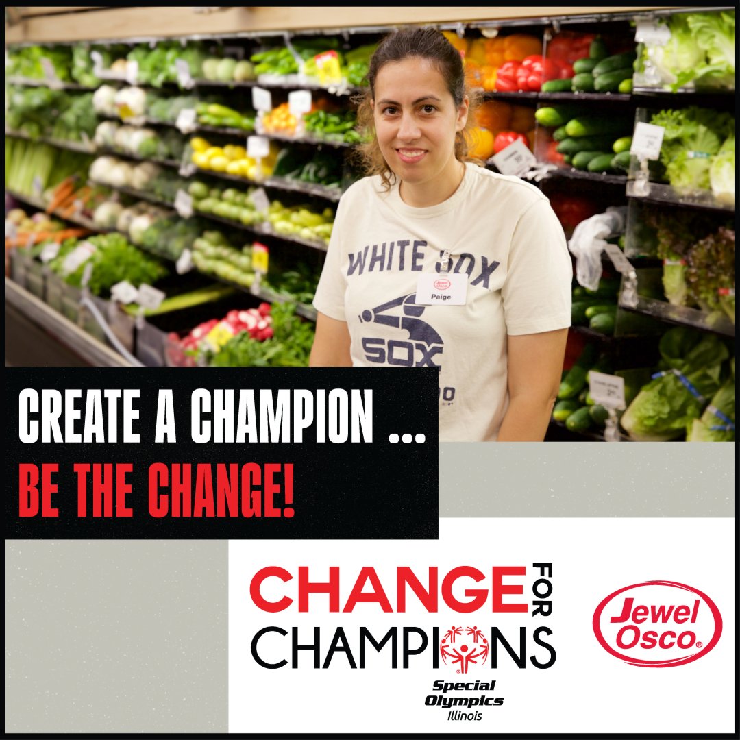 SO_Illinois's tweet photo. There’s only a few days left to support Change for Champions before the end of July ❤️🏆🪙 

Donate at checkout at your local @JewelOsco TODAY! You still have time to make a difference! Store locator: https://t.co/gXUdLXNchV #ChangeForChampions https://t.co/icYv5Mbe4L