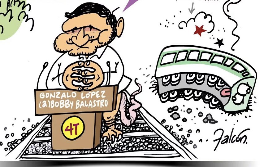 falconvoy's tweet photo. -Esta segunda vez Ruffo descarriló el tren interoceánico y hay muchísimas pruebas (para repartir) como bien declaró la Prasadanta en su Mañahueva https://t.co/IipSS899w4