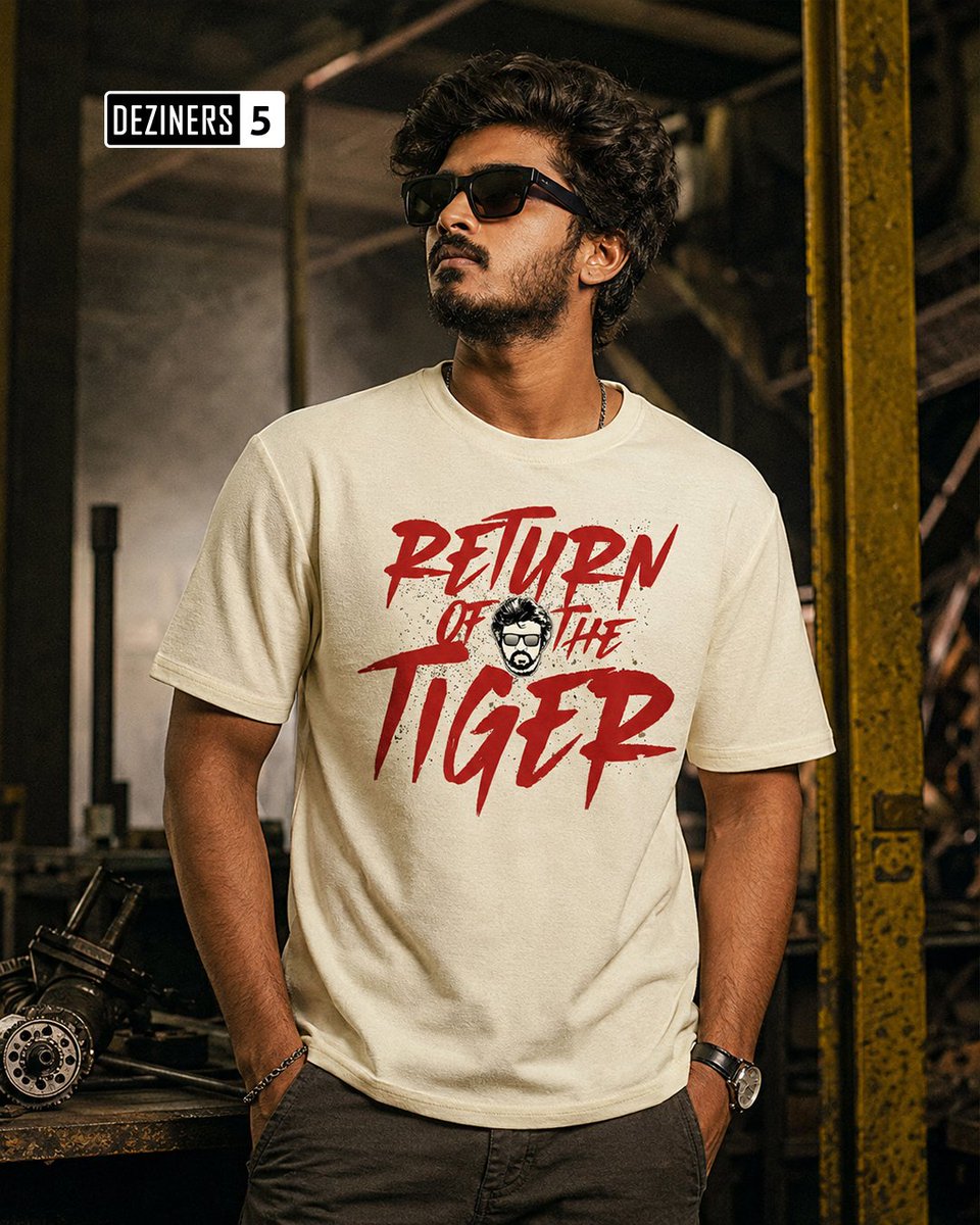 Deziners5's tweet photo. The wait is over. ๐ฅ
A tribute to the one and only Superstar. ๐ฅ
โก ONE NAME
๐ฏ RETURN OF THE TIGER
๐ ORDER OF THE TIGER
Designed for fans who don't just watch the legend - they live the legacy.
๐ Available now
https://t.co/pi7I0msnl8
#Superstar #Rajinikanth #Deziners5 https://t.co/uIStoY9NdW