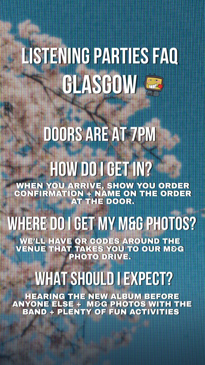HoldingAbsence's tweet photo. Besties !! Listening parties start tonight in Glasgow. 

Here’s all you need to know !! https://t.co/fpHTDwiUJK
