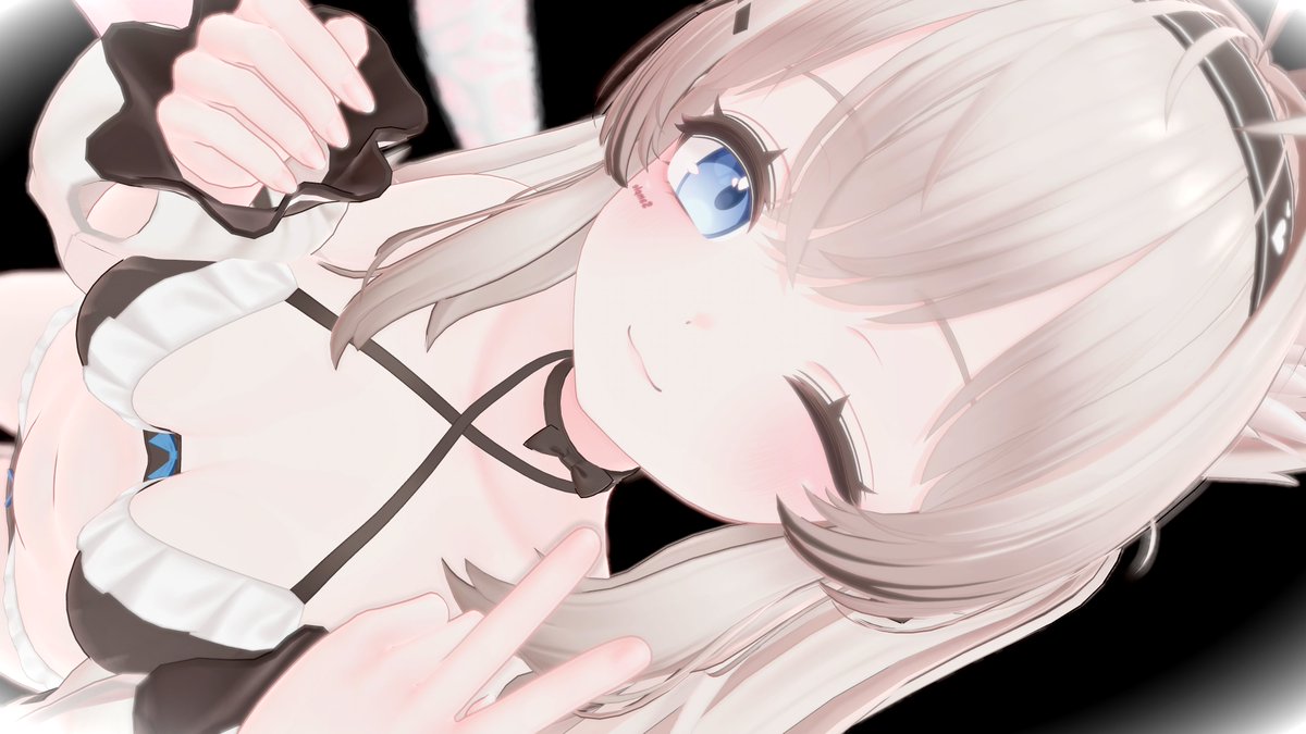 CHICKEN_283's tweet photo. おはよ♡
サンプルでこのかわいささいきょーすぎませんか！
#Rumoka3D　#VRChat https://t.co/yyRiJHkChK