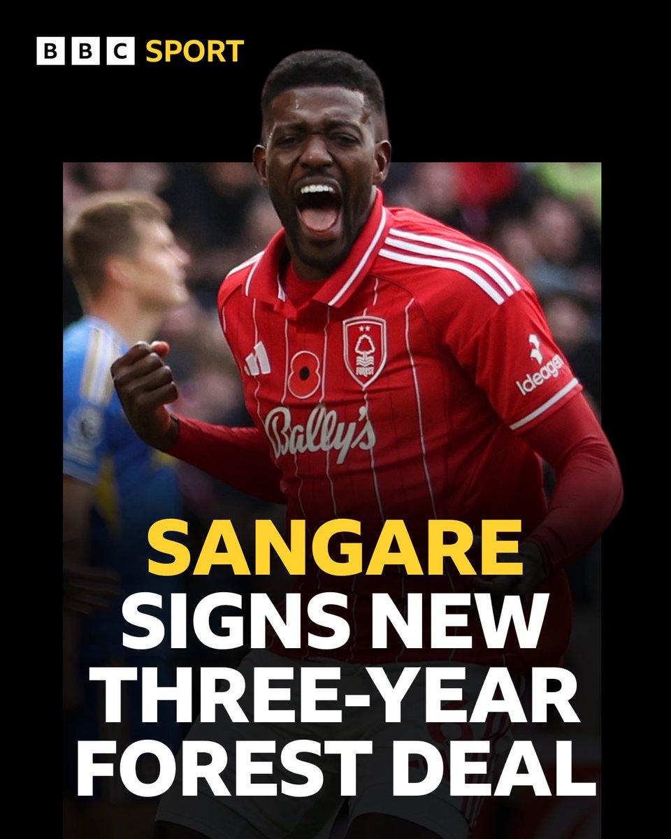 BBCRNS's tweet photo. Midfielder Ibrahim Sangare has signed a new deal at #NFFC to take him to 2029 https://t.co/o8HV6UQVZO
