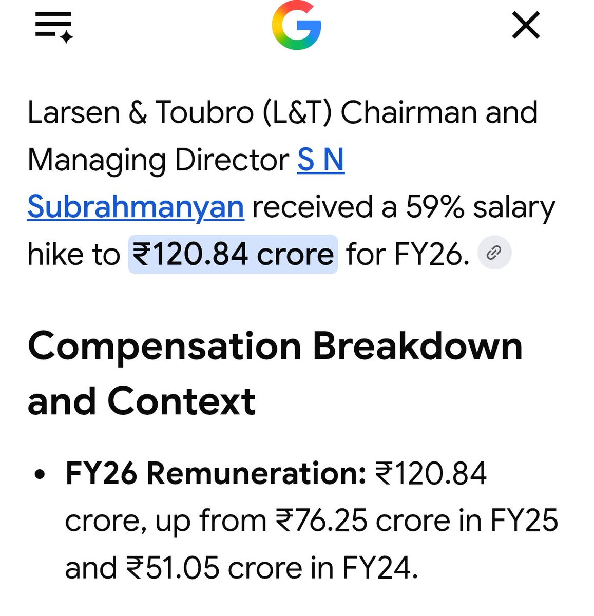 JellyScary's tweet photo. @tejasvirajan @devops_nk A similar case with L&amp;T chairman https://t.co/qTm4jME0tu
