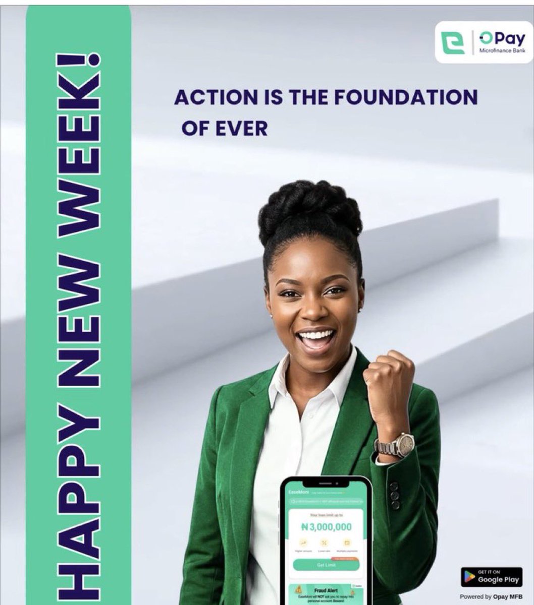 easemoni__ng_'s tweet photo. Happy New Week!
Every big achievement starts with one simple step—action. 
This week, don't let a lack of funds hold you back from your goals.
Whether you're growing your business, handling urgent expenses, or investing in your next opportunity, https://t.co/s6ai6jyFha