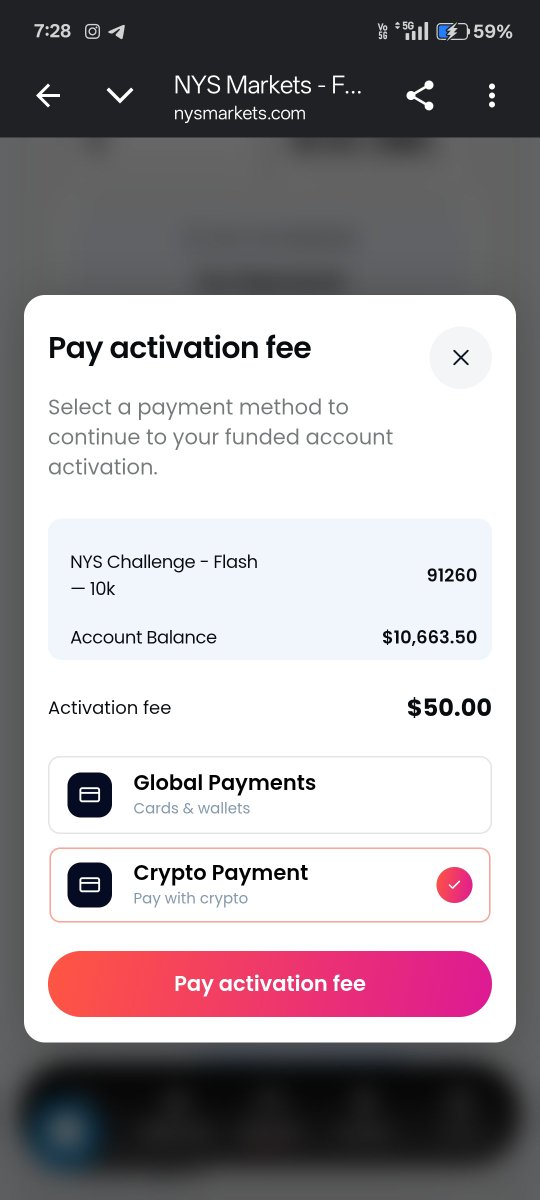 RohitSharmvfl7's tweet photo. Dear @NYSMarkets,

I passed the 10K Flash Pay Later challenge but can't afford the $50 activation fee.

Could you please make a one-time exception and activate my funded account https://t.co/YsK0yN4bhC