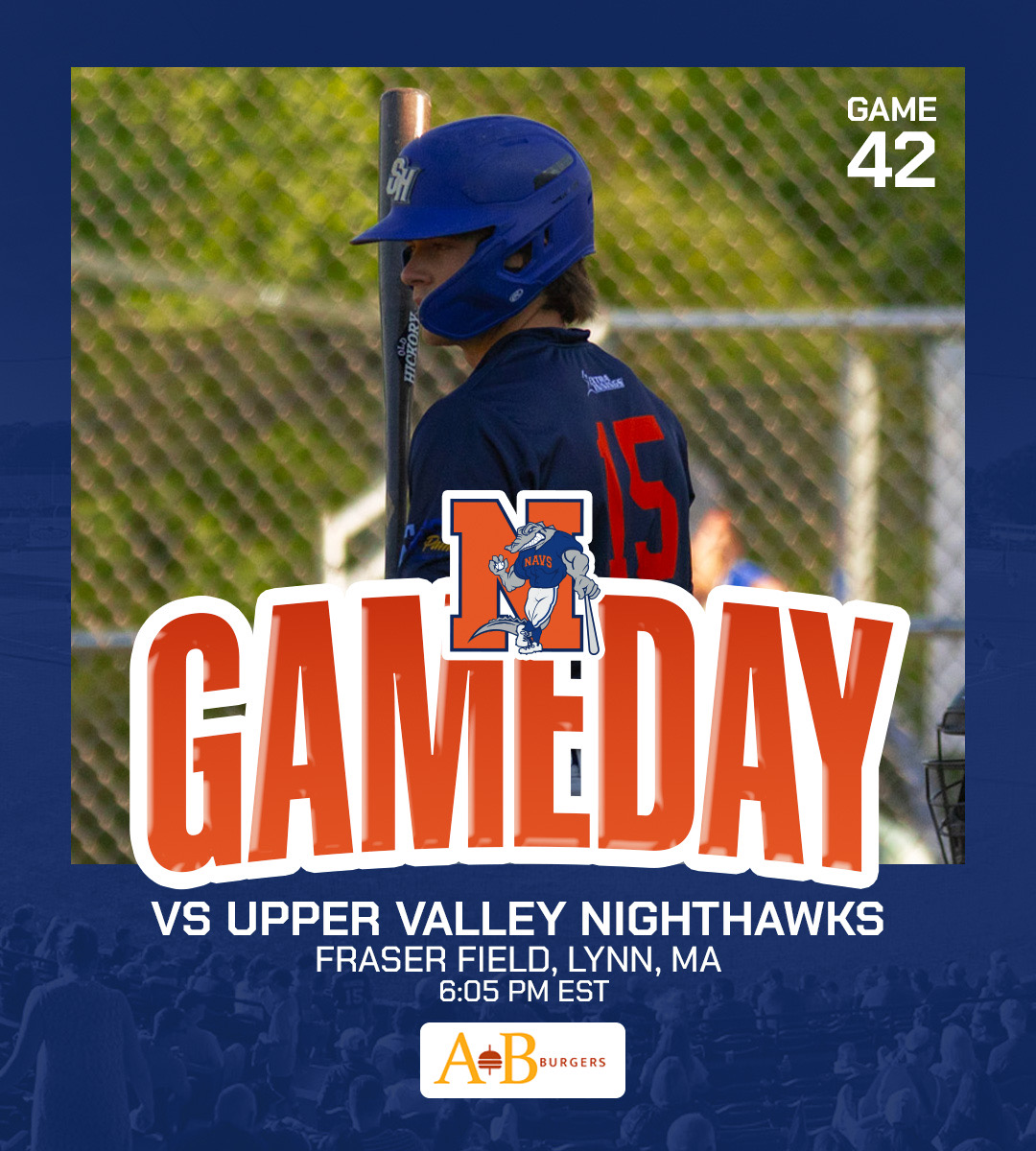 NSNavigators's tweet photo. Let's keep it rolling tonight!

🆚 @UVNighthawks
🏟️ Fraser Field
📍 Lynn, MA
⏰ 6:05 p.m.
🎟️ https://t.co/8cBlbpTG2H
📺 NECBL+ (https://t.co/AGhSqGyUHP)

#NavsNation | #NECBL https://t.co/d94NqWaShT