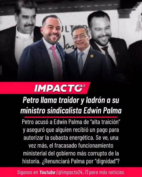 Johanajjcol's tweet photo. Ahora entienden porque Edwin palma es un corrupto? Más de 100 mil millones de pesos en sus cuentas bancarias, este parásito de la USO entró sin un peso y ahora es un multimillonario a costillas de los colombianos hágame el hpta favor. https://t.co/XRzSf8uDD1