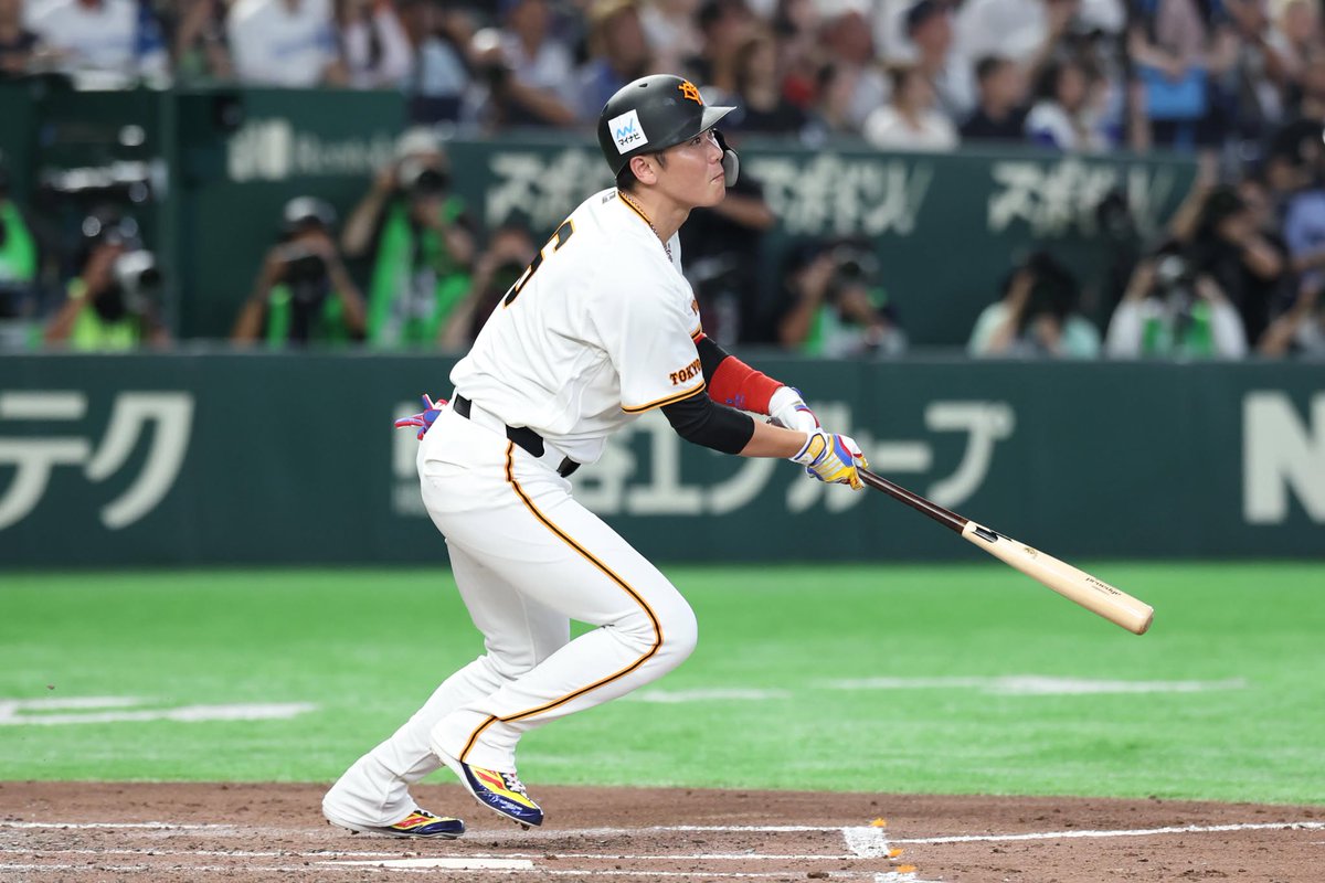 TokyoGiants's tweet photo. マイナビオールスターゲーム2026🌟
東京ドーム🏟
全セ 5-7 全パ

セ・リーグのキャプテンを務めた #坂本勇人 選手は、1番DHで先発出場✨
https://t.co/6mnaSVCBV9 https://t.co/YmJNJyP6JT