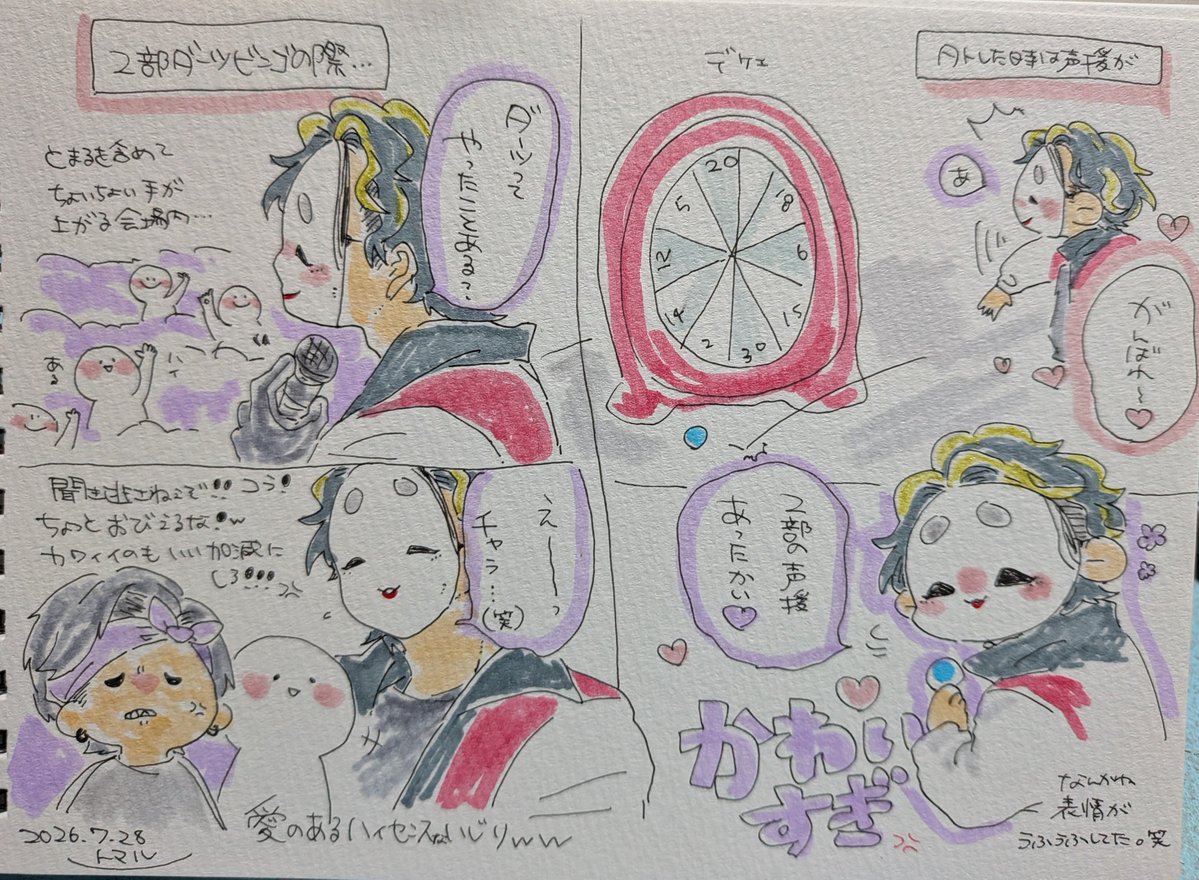 tmr_0323's tweet photo. おかめさんファンミ【Every+One】レポ②
ダーツビンゴのおかめさん

＃ハイセンスのともしび https://t.co/IcdAd7ppt8