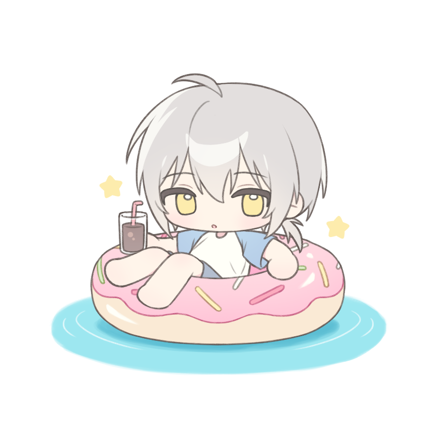 Resha_082's tweet photo. 도넛 튜브 둥실둥실 ~ https://t.co/KTrU62hRFc