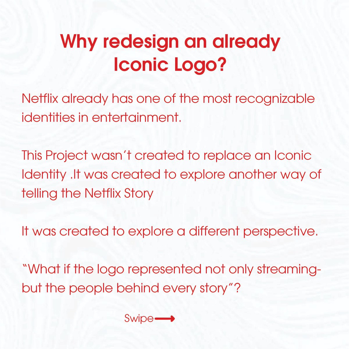 StonecodeDesign's tweet photo. Disclaimer 
UNOFFICIAL CONCEPT 

Section A

A personal branding exploration for Netflix.

This is an independent concept project and is not affiliated with or endorsed by Netflix.

Section A focuses on the strategy and thinking behind the design.

#BrandIdentity #netflix https://t.co/r8xFwri5aX