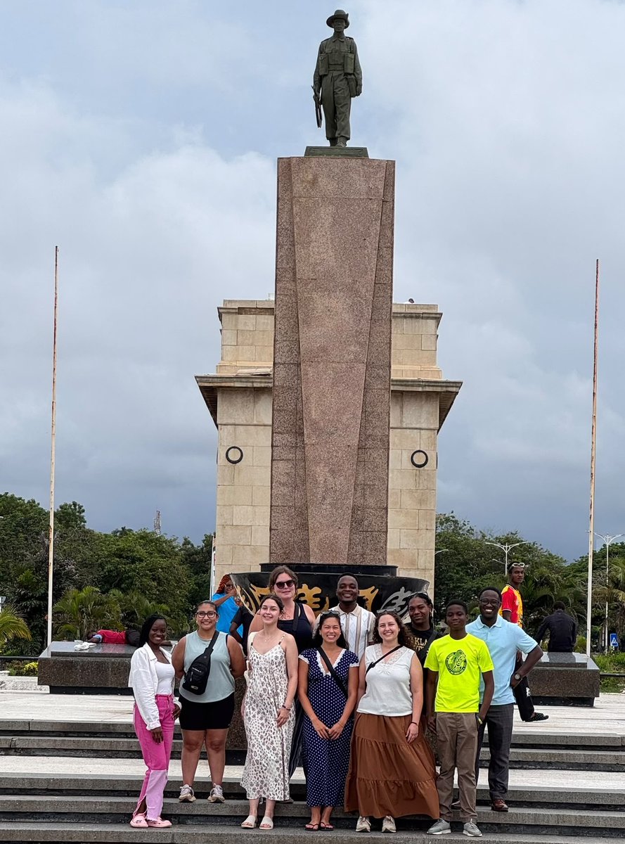 OaklanduSHS's tweet photo. OU students returned from studying abroad in Ghana earlier this month!  🛬 We enjoyed their presentations about how the experience challenged their perspectives, strengthened their professional skills and shaped their understanding of public health practice in a global context. https://t.co/P8RhGTraNP