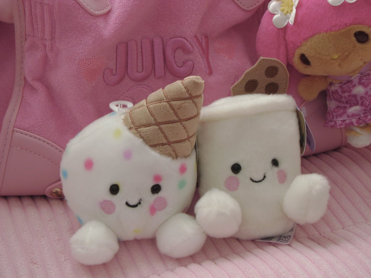 strawbunnybisou's tweet photo. my new sweet babies!! the ice cream is so cute https://t.co/BkVPQgaWLg