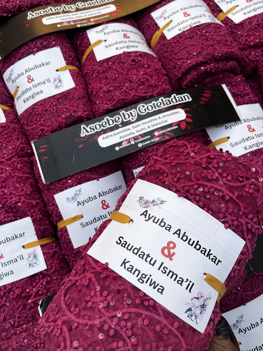 SafiyaMuhdLadan's tweet photo. Hello Dex Trader Team,

My name is Safiya Muhammad Ladan the founder of GoteLadan Collections.

 I specialize in bridal packages (Lefe), exclusive lace, luxury lafaya, abayas, veils, and Aso Ebi. 
I’m passionate about helping brides and women look elegant with quality products. Winning this giveaway would help me expand my business, increase my inventory, and serve more customers.

Please like and reply to my comment. 
Thank you for your support! ❤️🙏