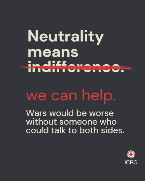 ICRC_am's tweet photo. Neutrality is the tool that gives us the best chance to reach all people who are suffering on both sides of the front line.
#ICRC #OurWork #կխմկ https://t.co/iQYz150fqI
