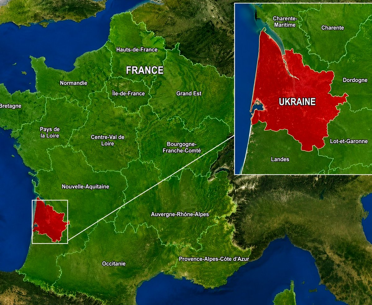 LeContempIateur's tweet photo. 🚨🔥 DERNIÈRE MINUTE - La Gironde change de nom pour « Ukraine » afin d'obtenir plus rapidement des aides du gouvernement face aux incendies. https://t.co/uSU0FqRrVc