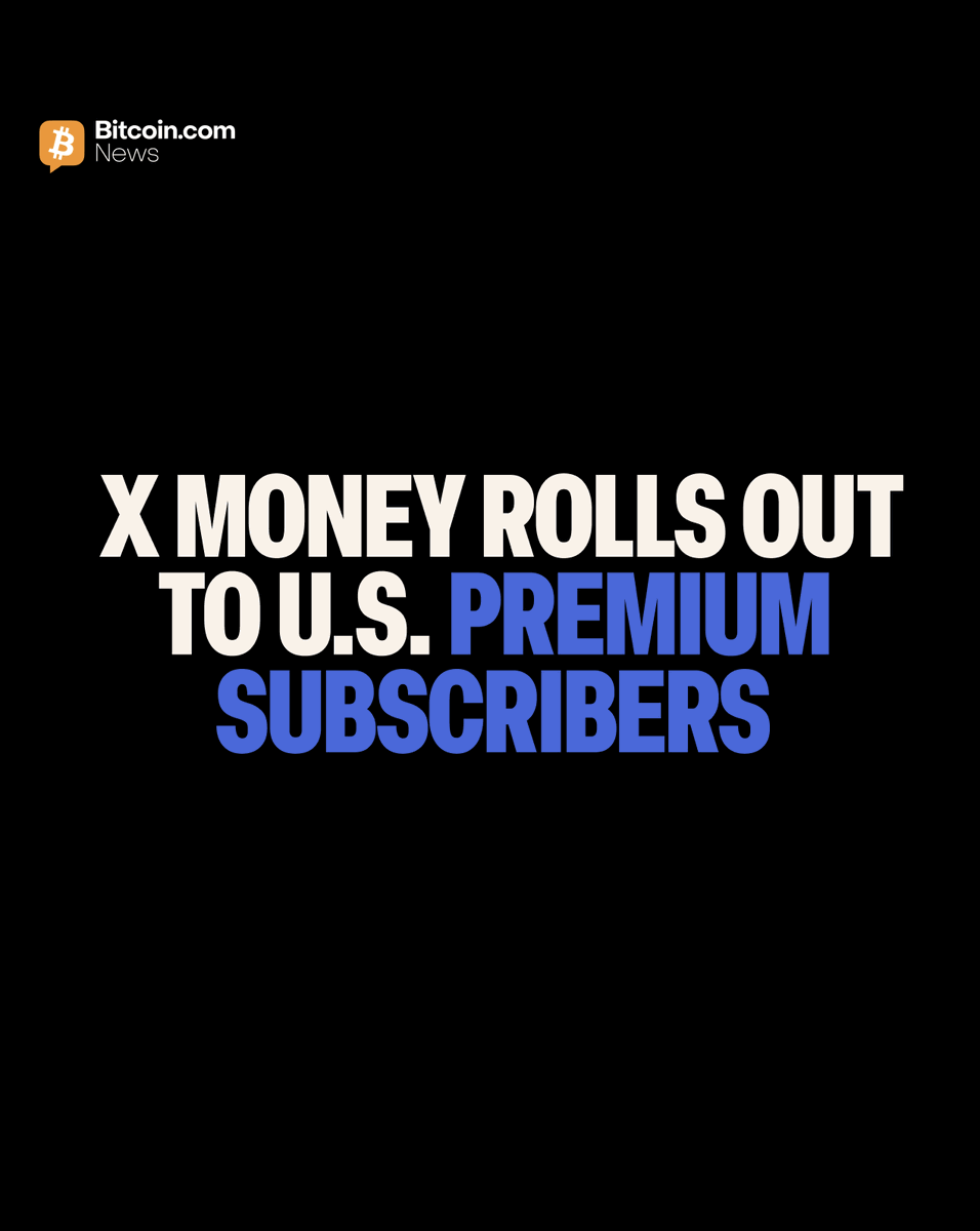 BitcoinNews's tweet photo. NEW: 💳 X Money is rolling out to U.S. Premium and Premium+ subscribers starting today, offering free instant transfers, up to 6.00% APY, 3% cashback on eligible purchases with the X Card, and early direct deposit up to two days early.

Read more 👉
https://t.co/Ct96iYFdbt https://t.co/XvU1hsiftb