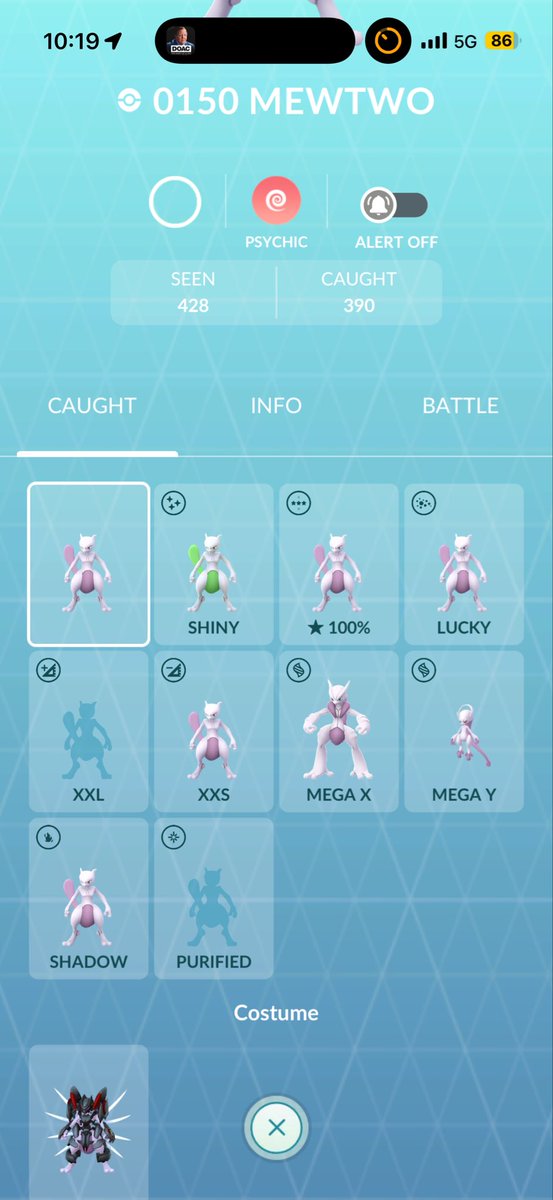 420RickyBlaze's tweet photo. @MitchCrompton69 @PokemonGoApp Just bad luck, i haven’t caught nearly as much but have only seen one 💯 % https://t.co/iPOTCdIGOk