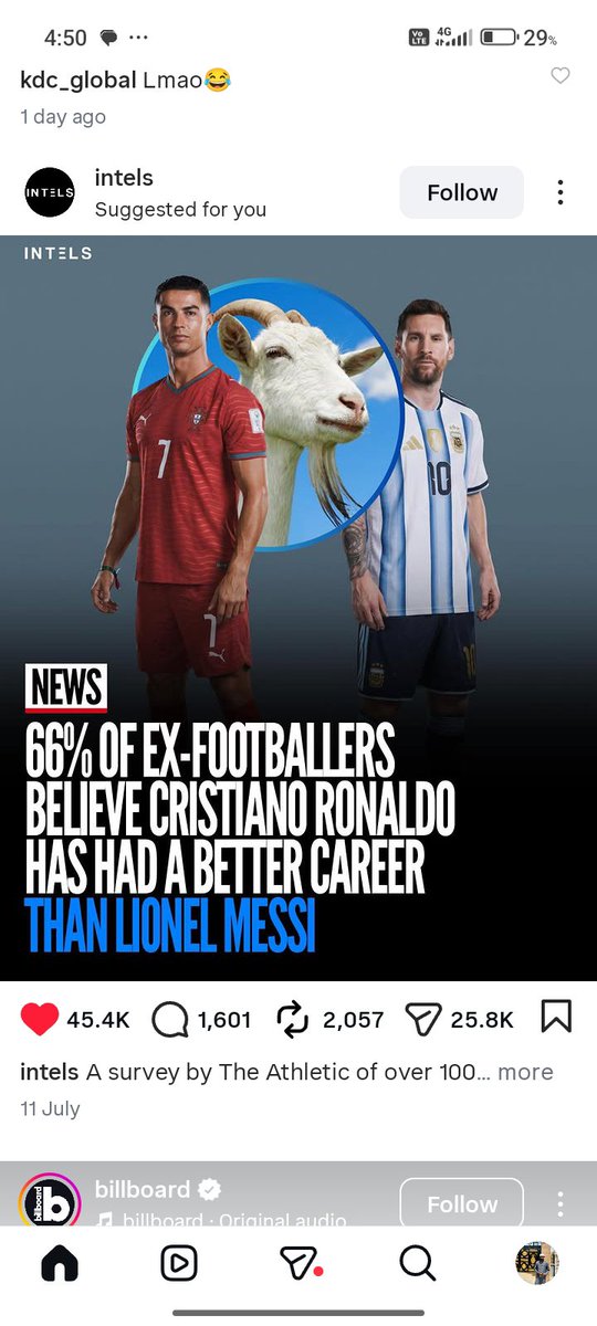 Mhansur7's tweet photo. @MR_MMXXVI @Sanchezosagie11 @BBCSport Professional footballers and ex legends choose Ronaldo as the goat, but one Thereallagosian from ajegunle ikorodu Lagos think otherwise 🤡🤡 https://t.co/XZftLAEw8y
