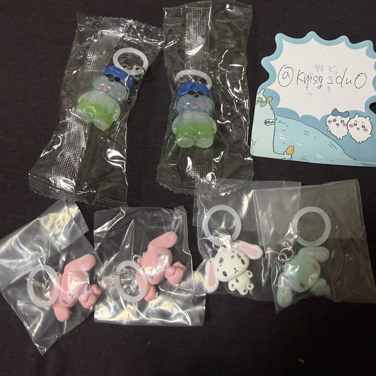 kmsg_duo's tweet photo. めじるしアクセサリー 交換
譲:シュガーバニーズ 
     ❯❯ももうさ×2 ぶちうさ ミントうさ
     SUMMER スヌーピー
     ❯❯オラフ×2
求:おでんくん
     (ガングロたまごちゃん＞おでんくん)
     ちいかわ(ハチワレ)
との交換探しています
お心あたりのある方はリプライお願いいたします https://t.co/L4Wdfn4dBC